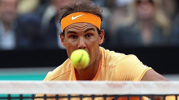 Rafa Nadal, en el Masters 1.000 de Roma