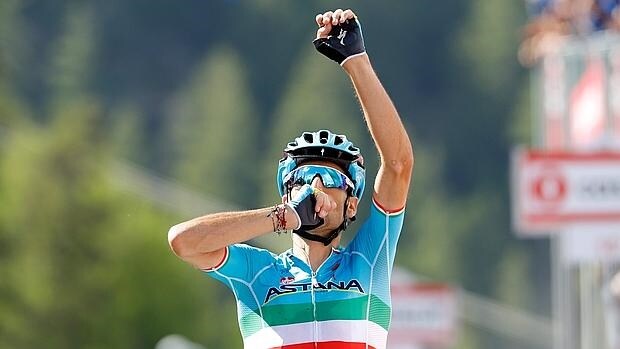 Vincenzo Nibali, durante el Giro de Italia
