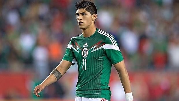 Alan Pulido, internacional mexicano del Olympiacos