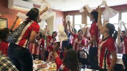 Celebración de las jugadoras