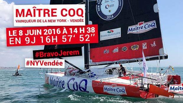 “Maître CoQ” gana la Transat New York – Vendée