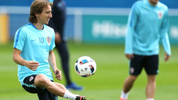 Luka Modric, estrella de Croacia