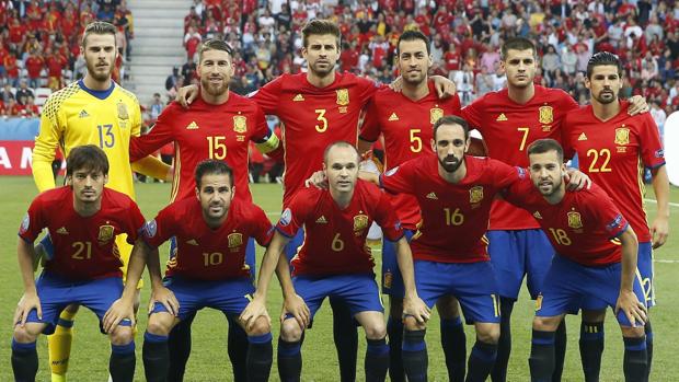 Valora a los jugadores de la selección española