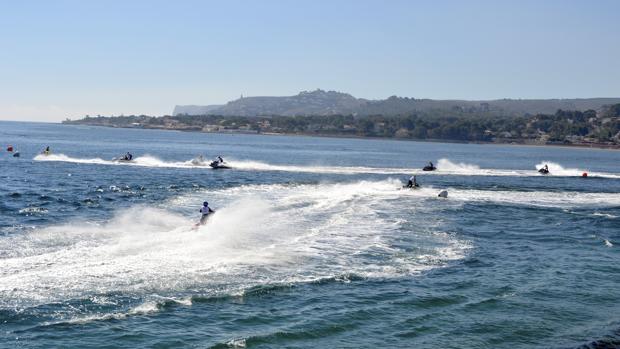 A todo gas en Marina de Dénia