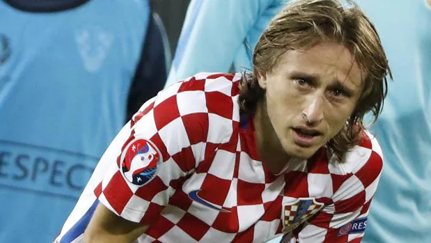 El desconsolado llanto de Luka Modric