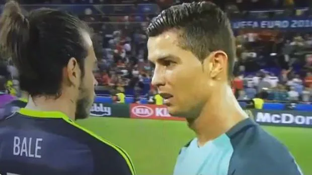 El sentido abrazo de Cristiano con Bale