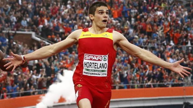 Bruno Hortelano, histórico oro en 200 metros