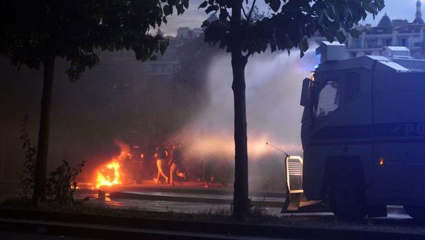 Altercados en París durante la final de la Eurocopa