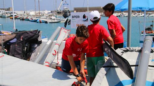 Los Optimist españoles ya están en Italia