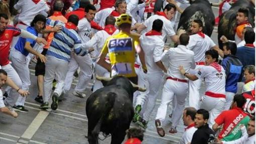 Jolgorio en las redes con la insólita carrera de Froome