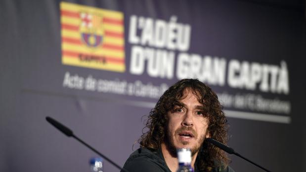 Puyol recuerda en la pieza televisiva de un canal chino: «He ganado seis ligas, tres copas de europa, un Mundial y una Eurocopa»