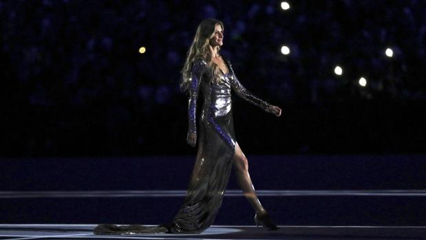 Gisele Bundchen, en Maracaná