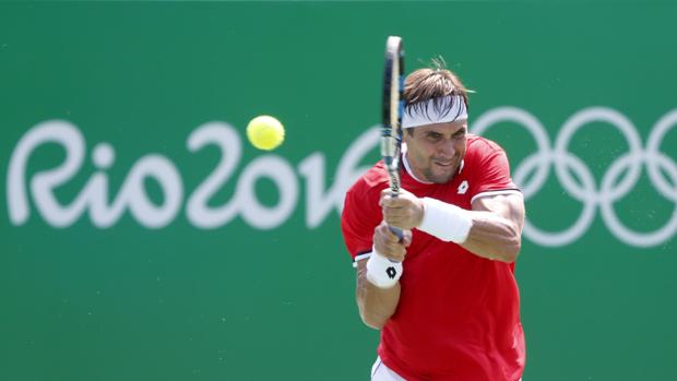 David Ferrer, en su partido contra Donskoy