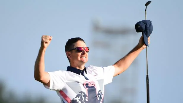 Justin Rose celebra su triunfo en los Juegos Olímpicos de Río
