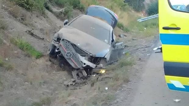 Aparatoso accidente de tráfico de Zé Turbo, delantero del Tondela
