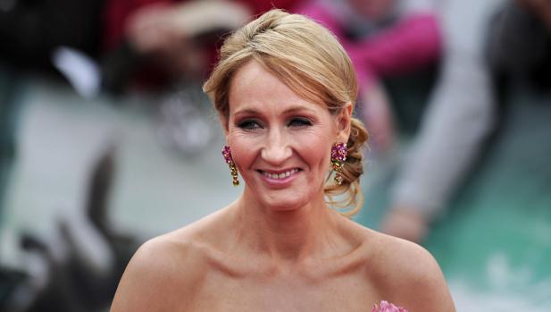 J. K. Rowling, en el estreno en 2011 de Harry Potter y las reliquias de la muerte