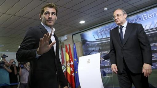Íker Casillas, en su despedida como jugador del Real Madrid