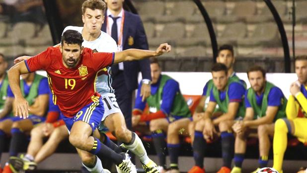 Diego Costa, en el partido ante Bélgica