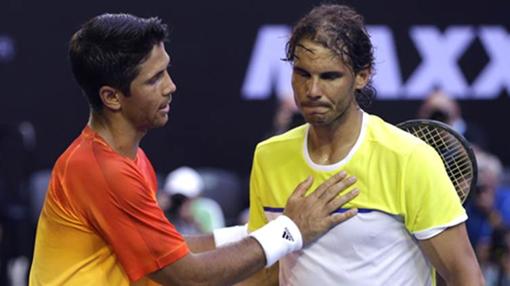 Nadal, cariacontecido tras caer ante Verdasco en primera ronda del Open de Australia