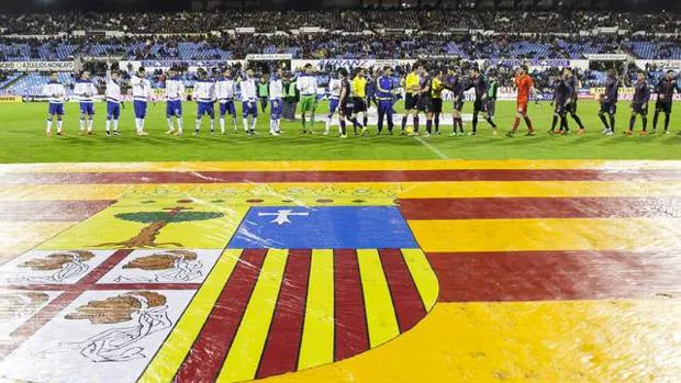 Imagen del partido que disputaron Zaragoza y Huesca el pasado domingo