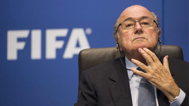 Blatter, durante su etapa al frente de la FIFA