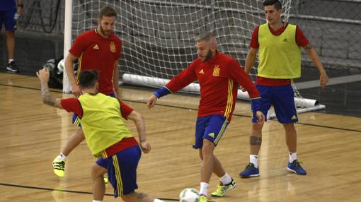 Entrenamiento de la selección en Colombia