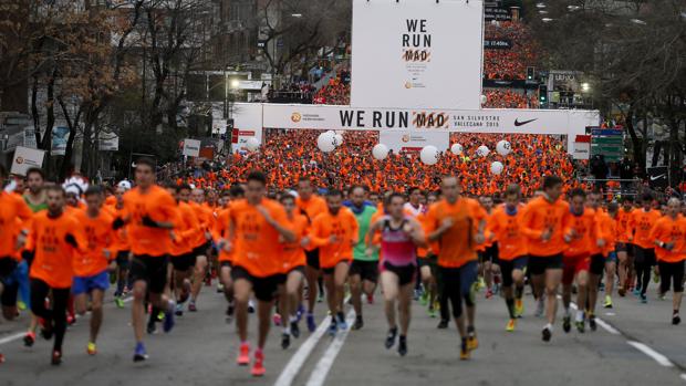 Los primeros metros de la San Silvestre