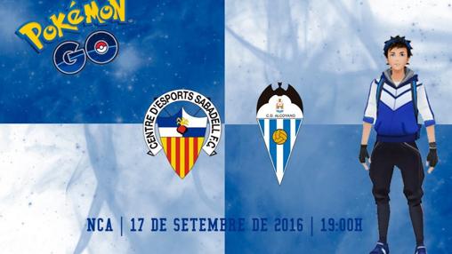 El Sabadell organiza una «Pokequedada» en el partido contra el Alcoyano