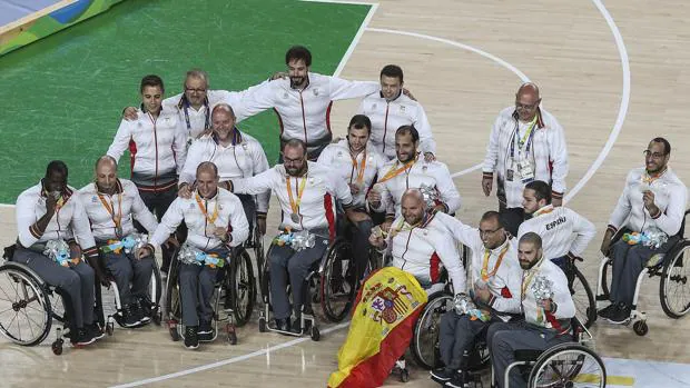 La selección española de baloncesto en silla de ruedas consiguió una plata en los Juegos Paralímpicos de Río 2016
