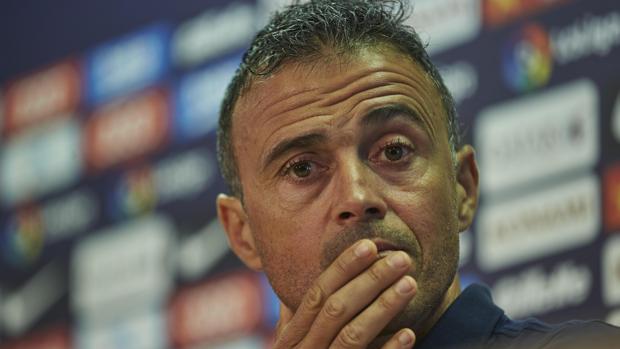 Luis Enrique presume de valores: «Mis jugadores ni lesionan a nadie ni dan patadas»