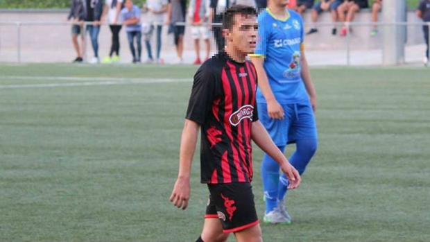 Rubén Sánchez, el juvenil expulsado del Reus