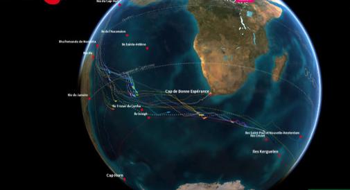 “Banque Populaire VIII” a 400 millas de las Kerguellen