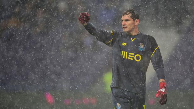 Casillas, en el partido de la liga portuguesa ante el Marítimo