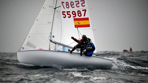 Xammar/Rodríguez siguen primeros en 470 y Muscat colidera en Finn la Christmas Race