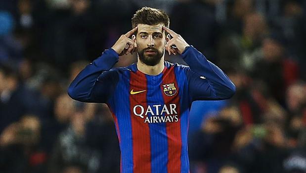 Gerard Piqué, ante el Athletic