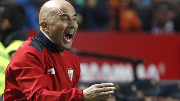 Sampaoli, ante el Real Madrid