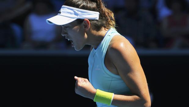 Muguruza vence en primera ronda con sufrimiento