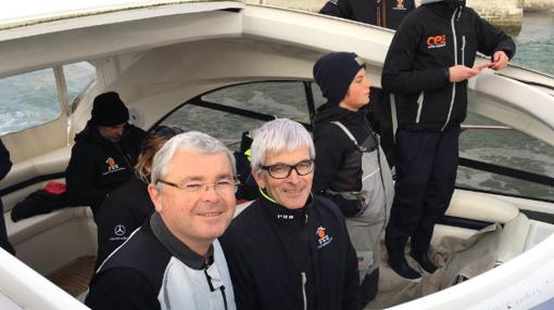 Jean-Pierre Dick, Yann Eliès y Jean Le Cam, tres más en Les Sables