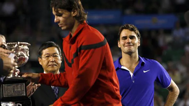 Federer derrama lágrimas en la final de Australia 2009