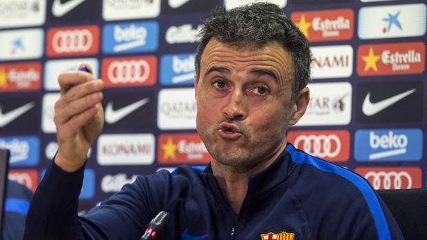 Luis Enrique, técnico del Barcelona