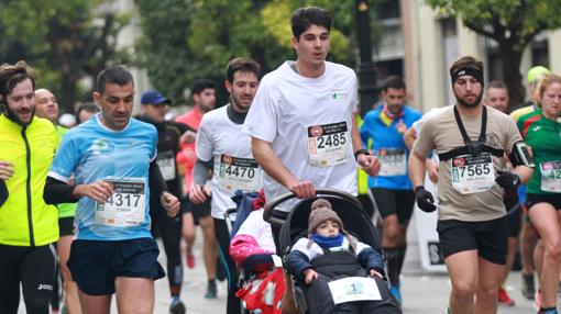 Corredores de la media maratón