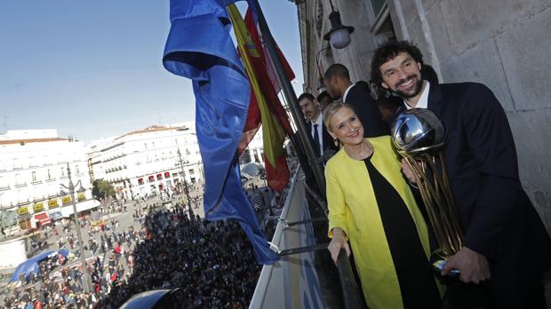 El Madrid celebra la Copa en casa