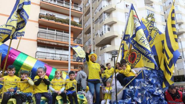 El Cádiz CF no quiso perderse la Cabalgata