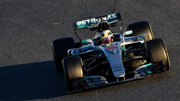 El Mercedes de Lewis Hamilton
