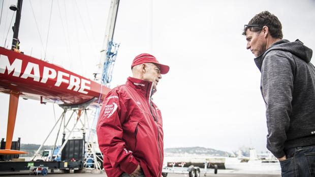 «Talpi», jefe del equipo de tierra del «Mapfre»