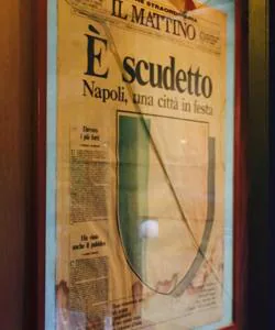 Portada de 'Il Mattino' de 1987