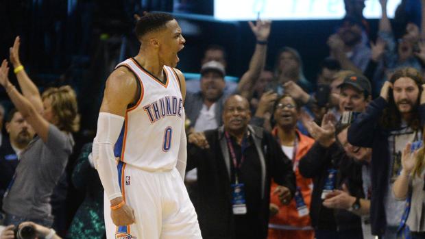 Russell Westbrook anotó más puntos que nunca en su carrera