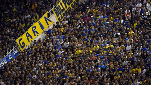 Los aficionados de Boca, ante Banfield