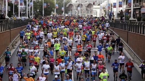 Corredorers del Maratón por Arjona