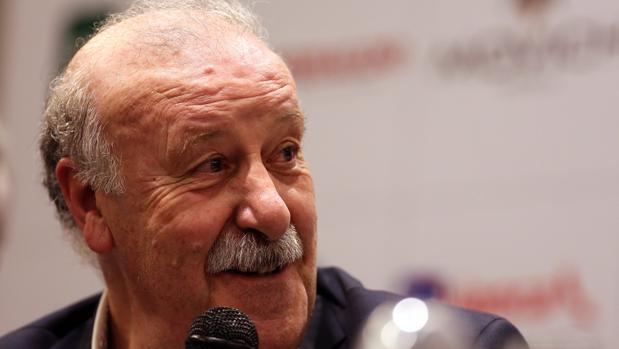 Vicente del Bosque, recientemente en una conferencia en Colombia